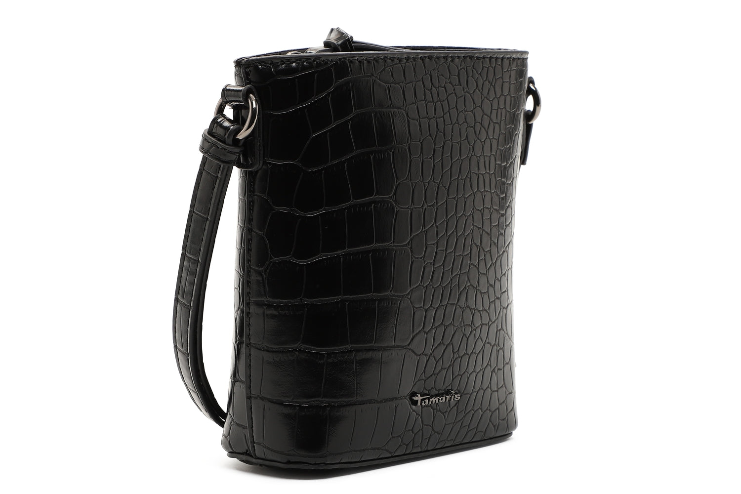 Tamaris Crossbody Alessia croco svart