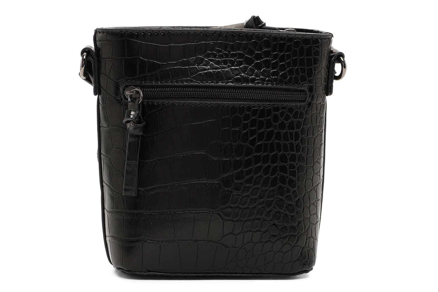 Tamaris Crossbody Alessia croco svart