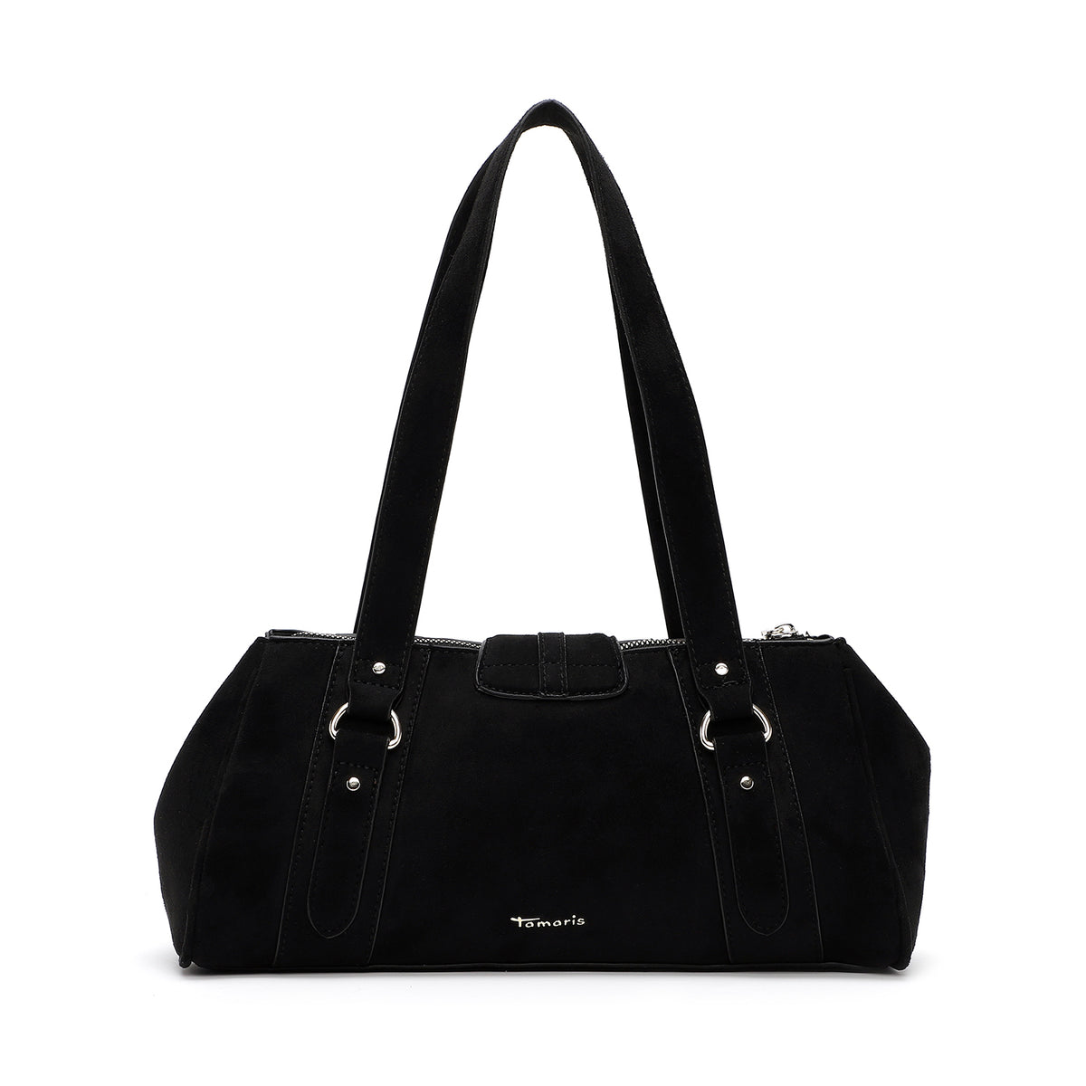 Tamaris Handväska Marina Suede svart