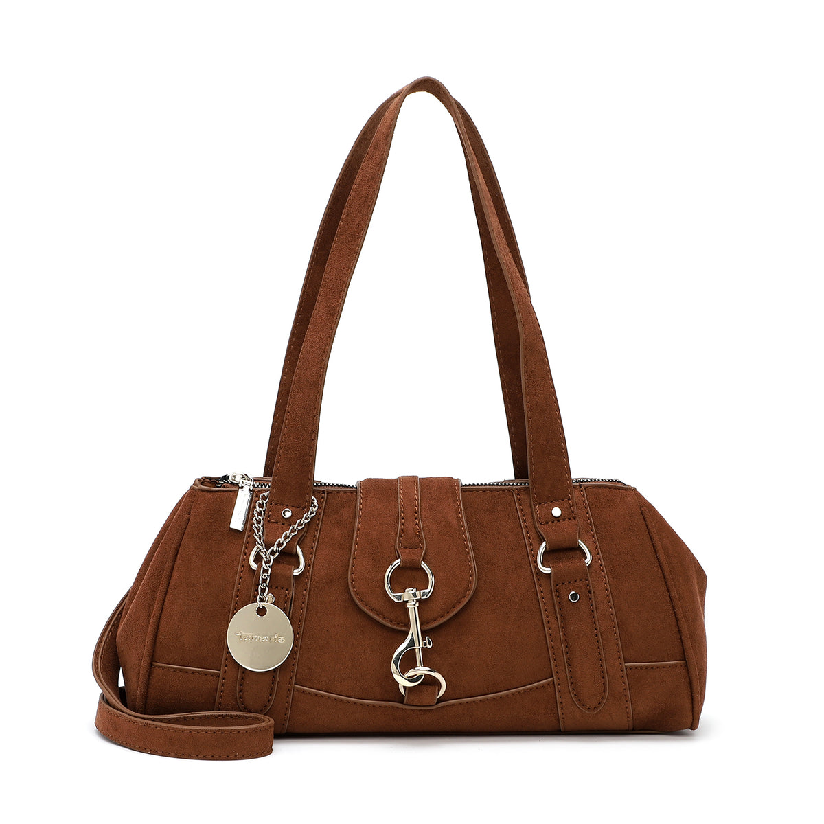 Tamaris Handväska Marina Suede cognac