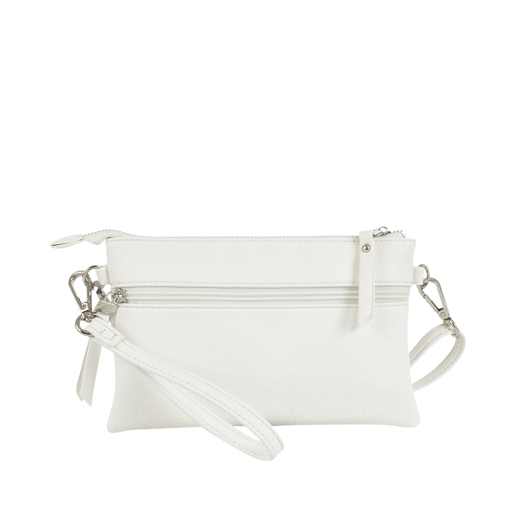 Ulrika Design Clutch/axelväska vit
