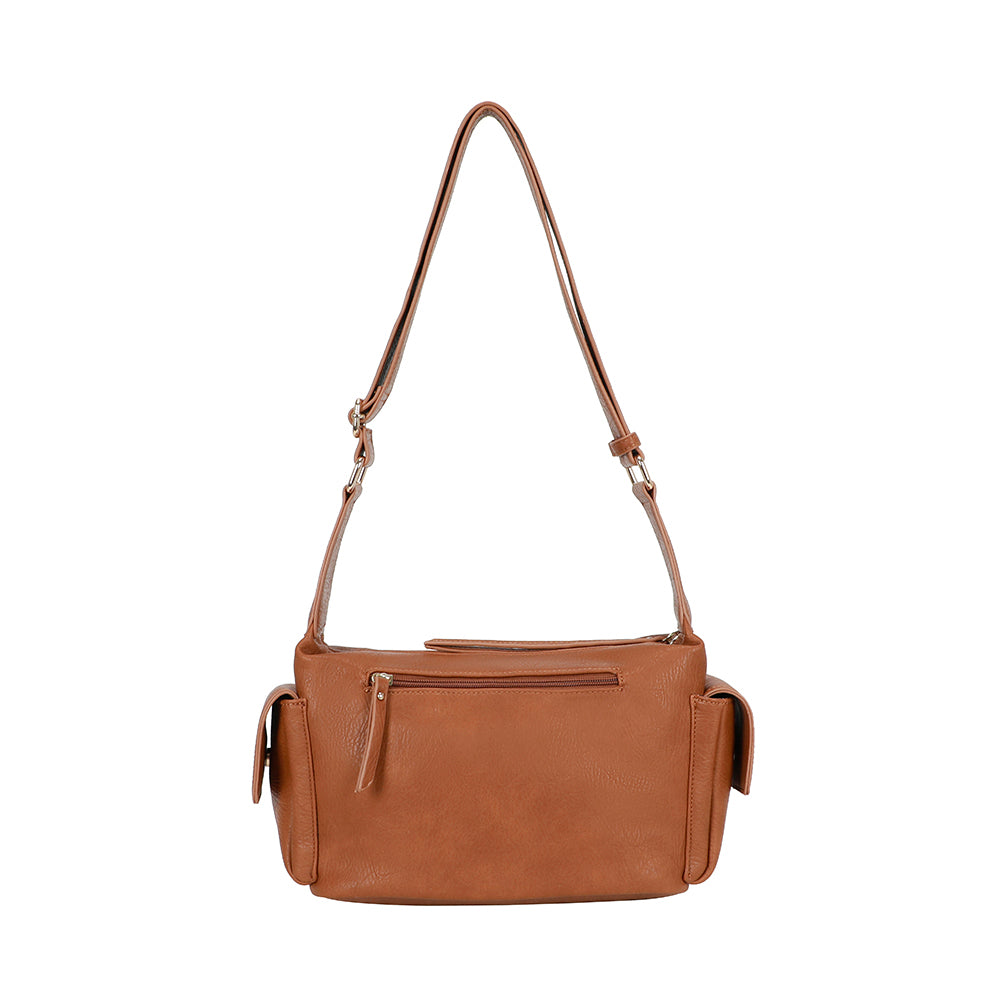 Ulrika Design Axelväska Hook brun