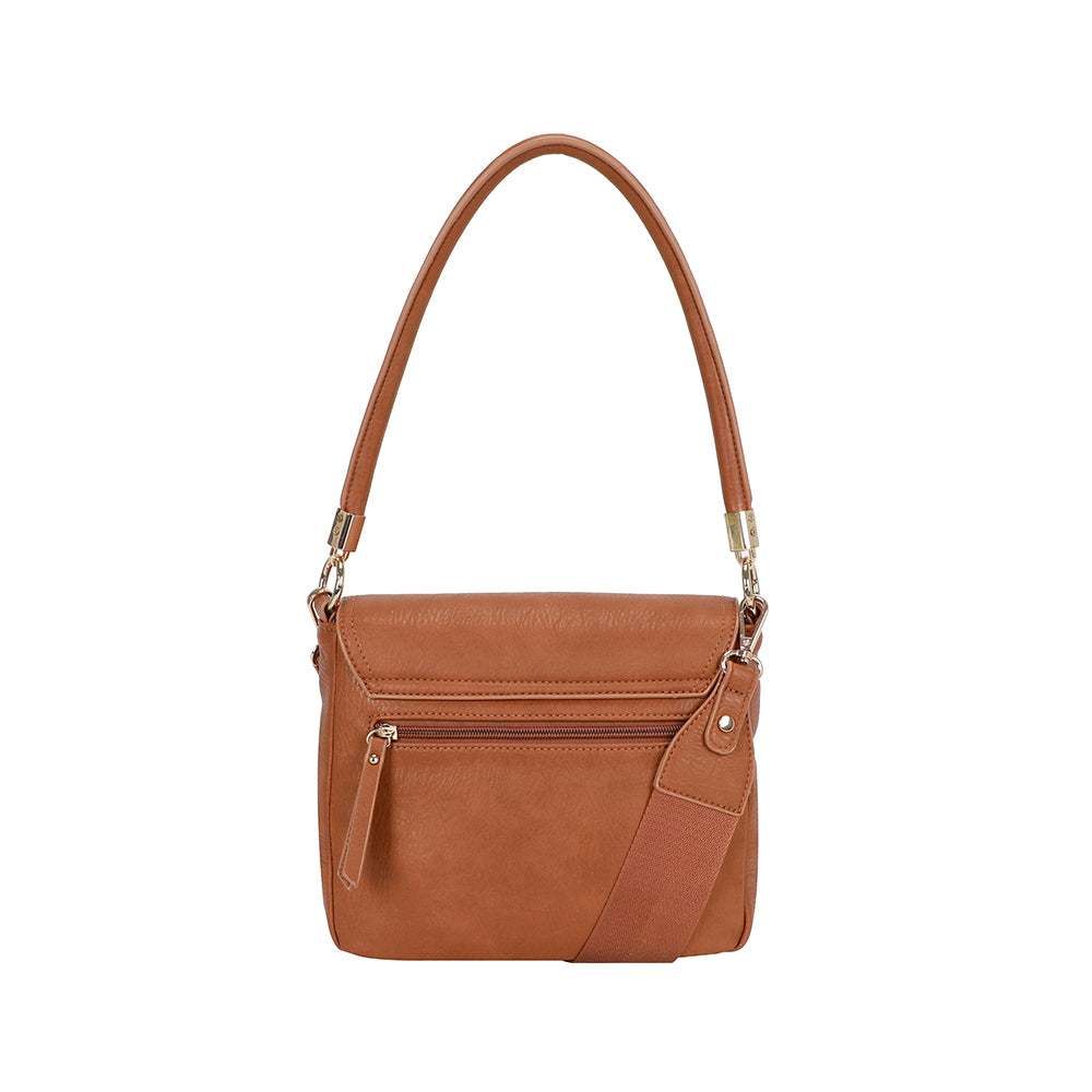 Ulrika Design Axelväska Hook brun