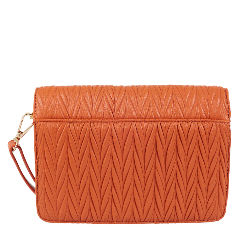 Ulrika Design Crossbody Wrinkels orange