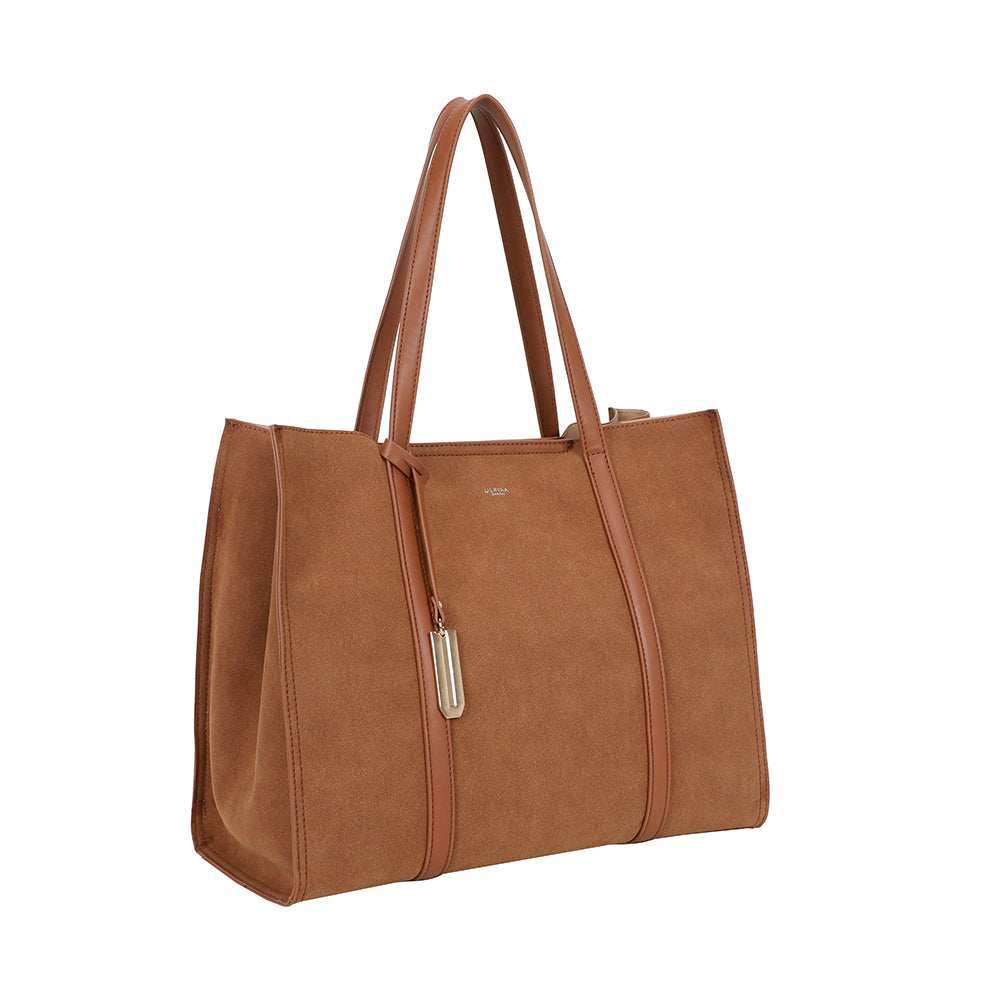 Ulrika Design Tote Gold Bar brun