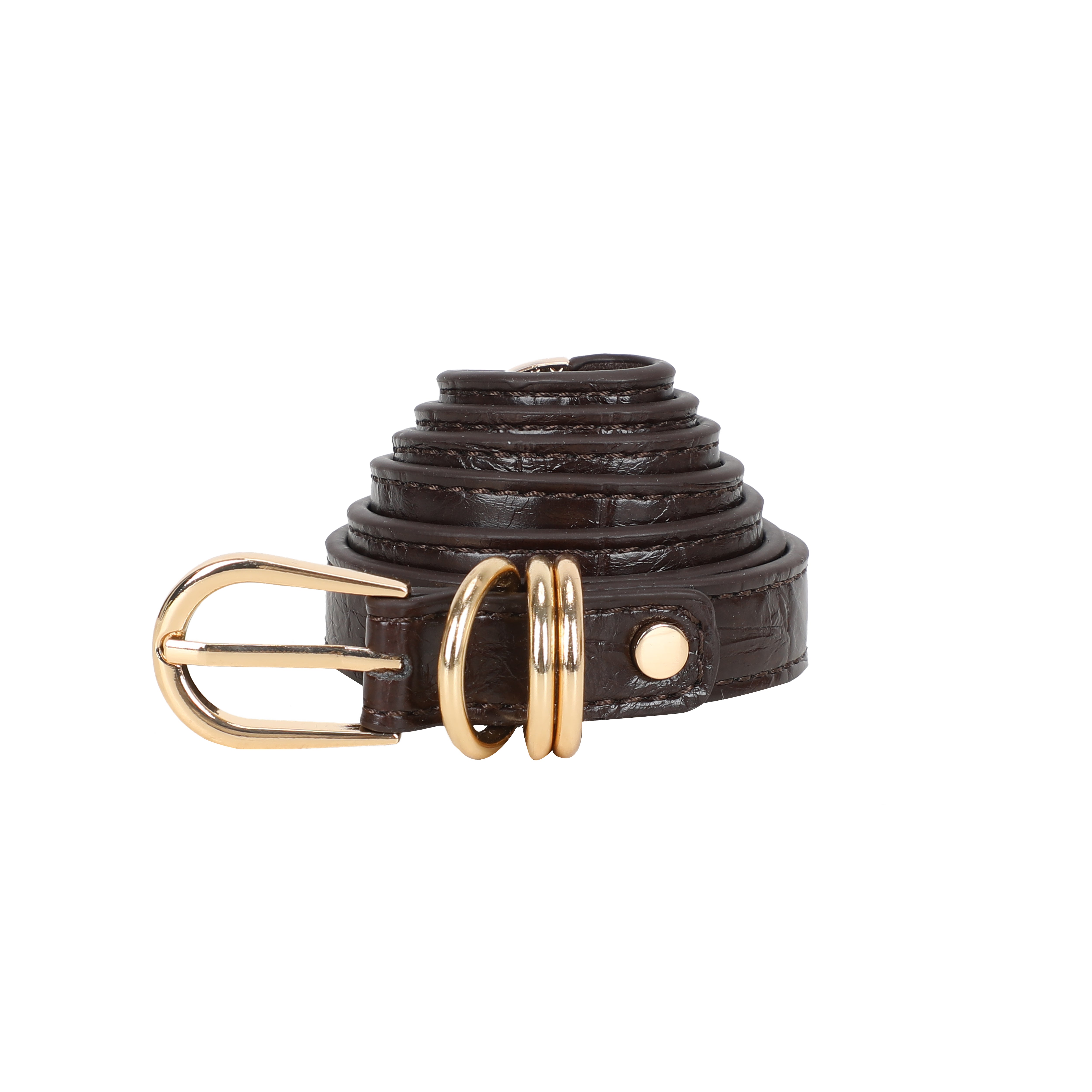 Ulrika Design Skärp croco  brun