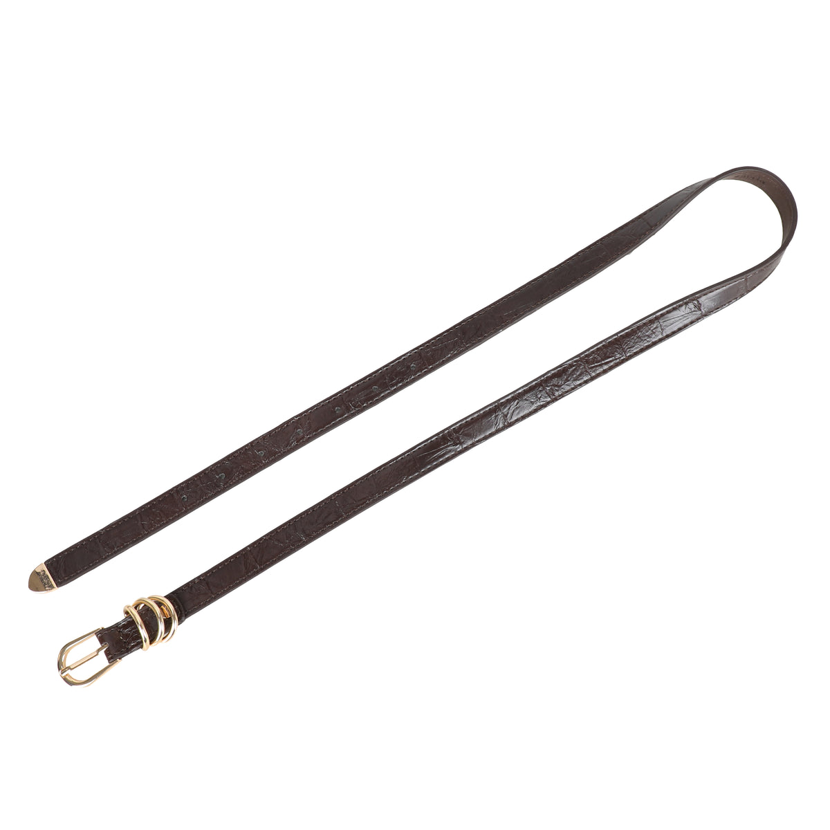 Ulrika Design Skärp croco  brun