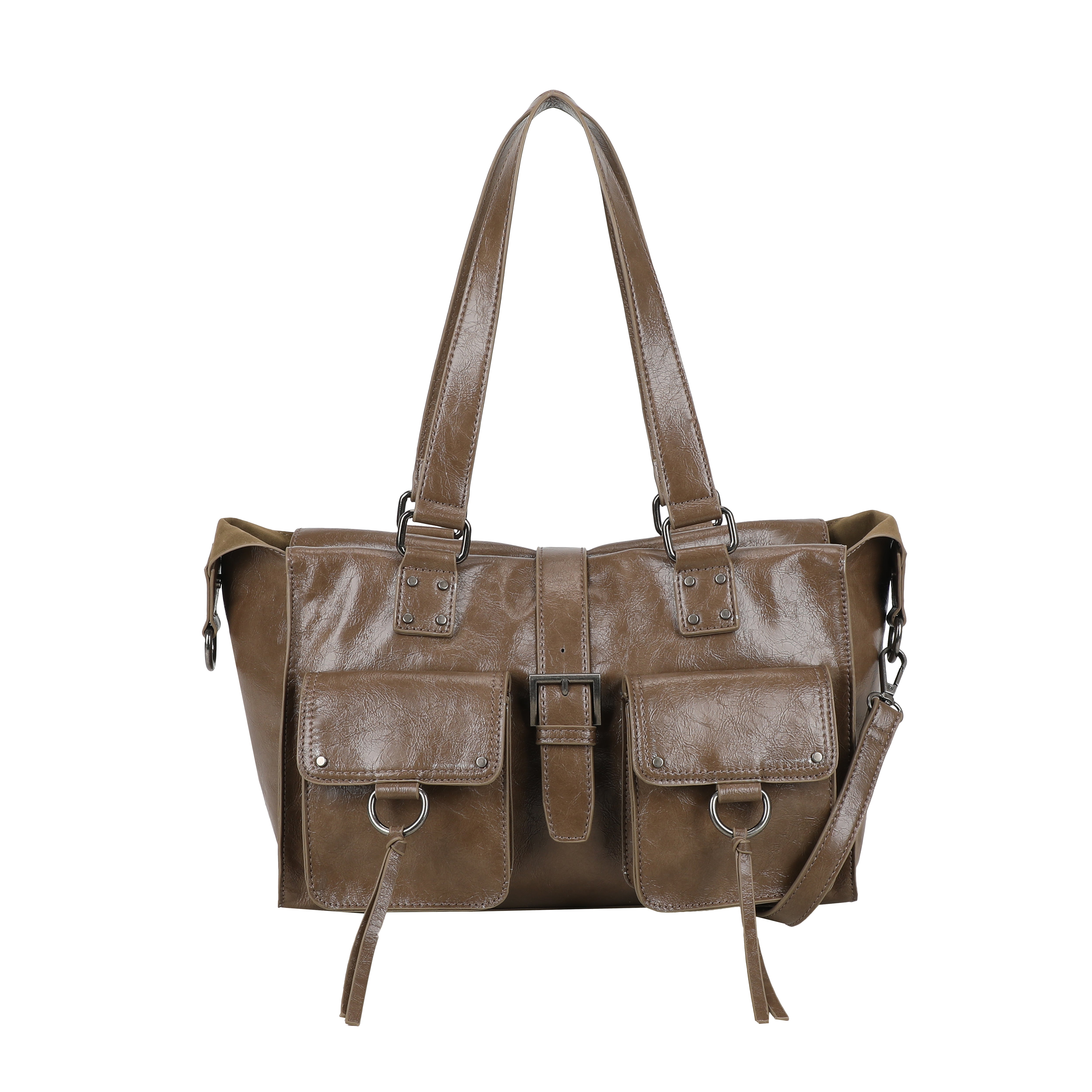 Ulrika Design Handväska Shine taupe