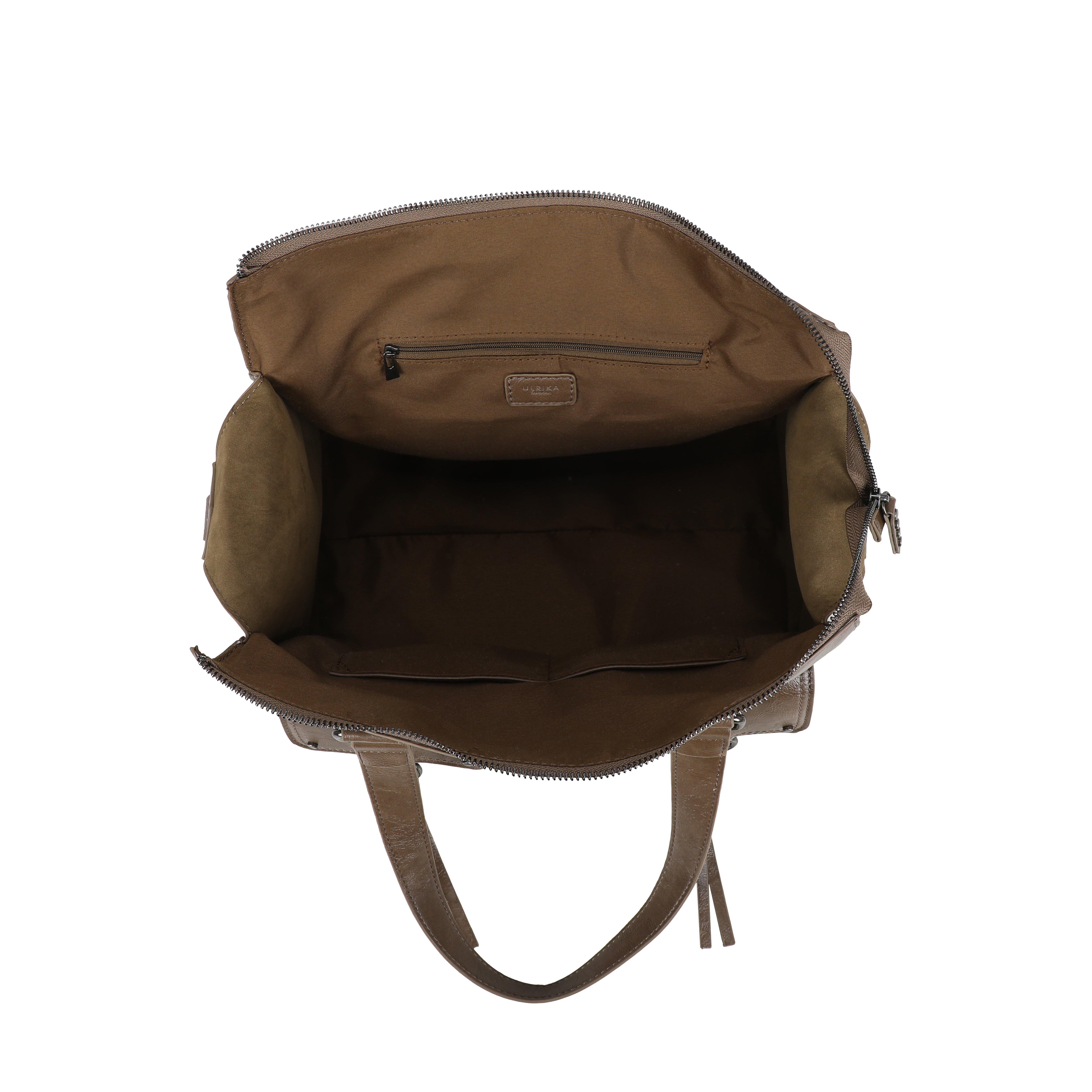 Ulrika Design Handväska Shine taupe