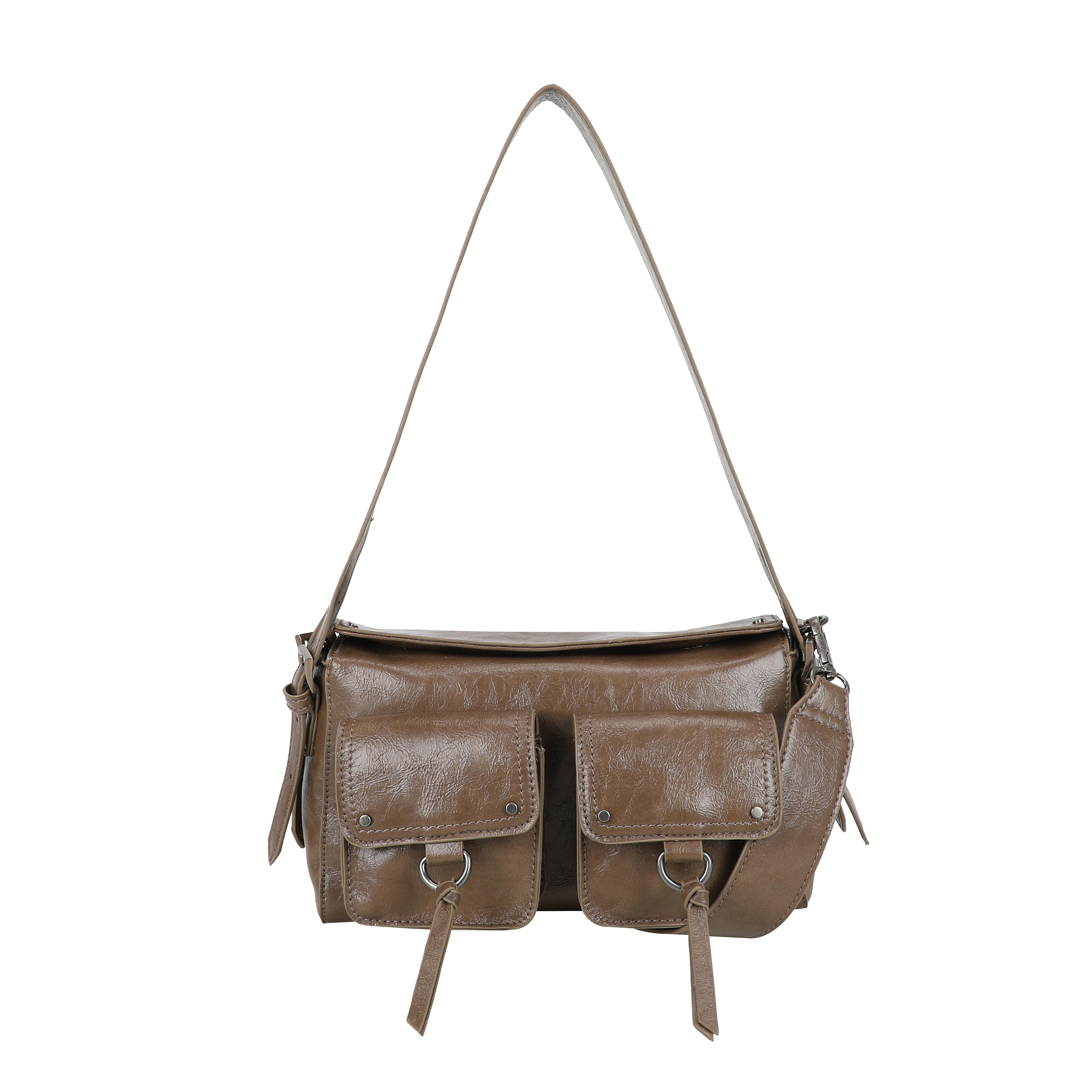 Ulrika Design Axelväska Shine taupe