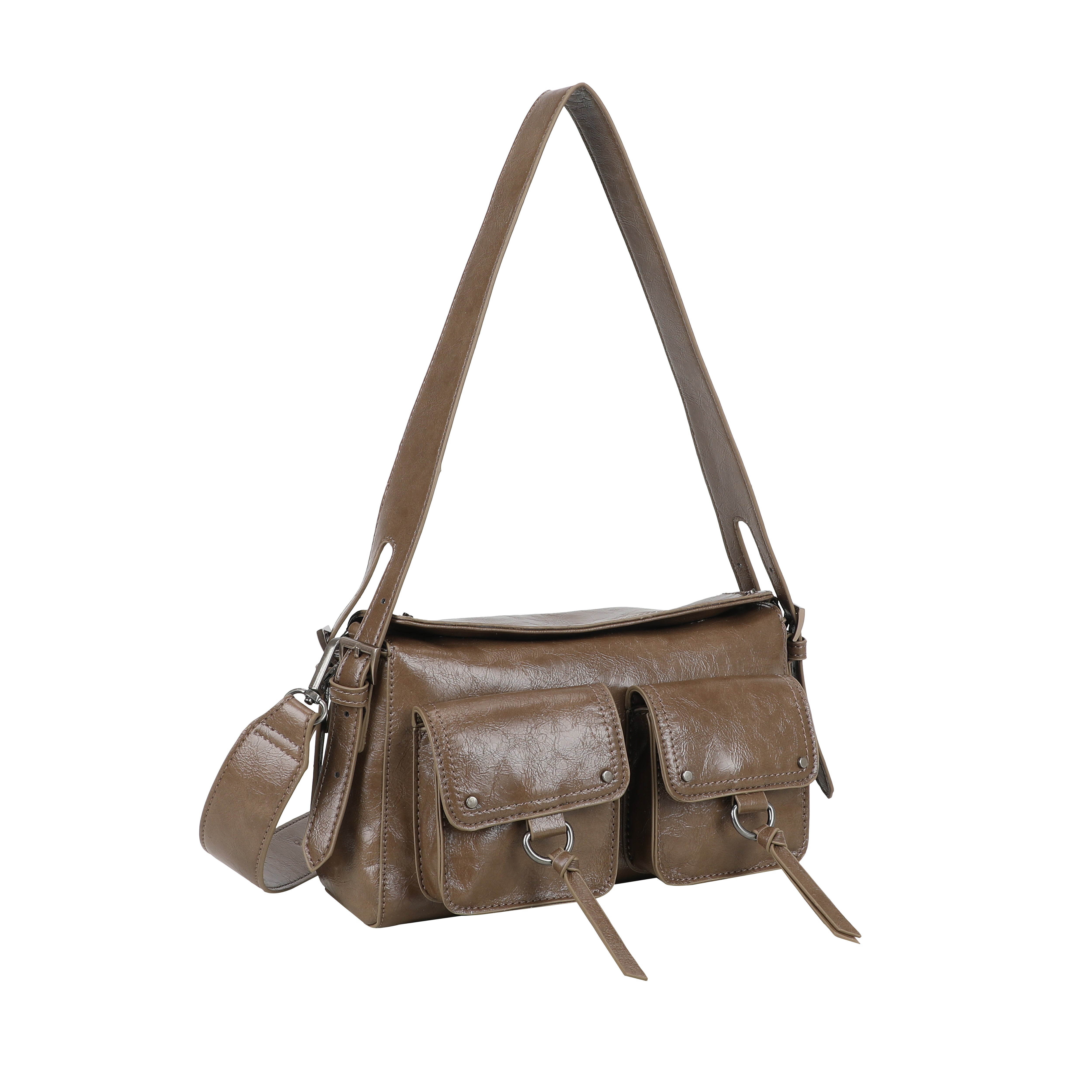 Ulrika Design Axelväska Shine taupe