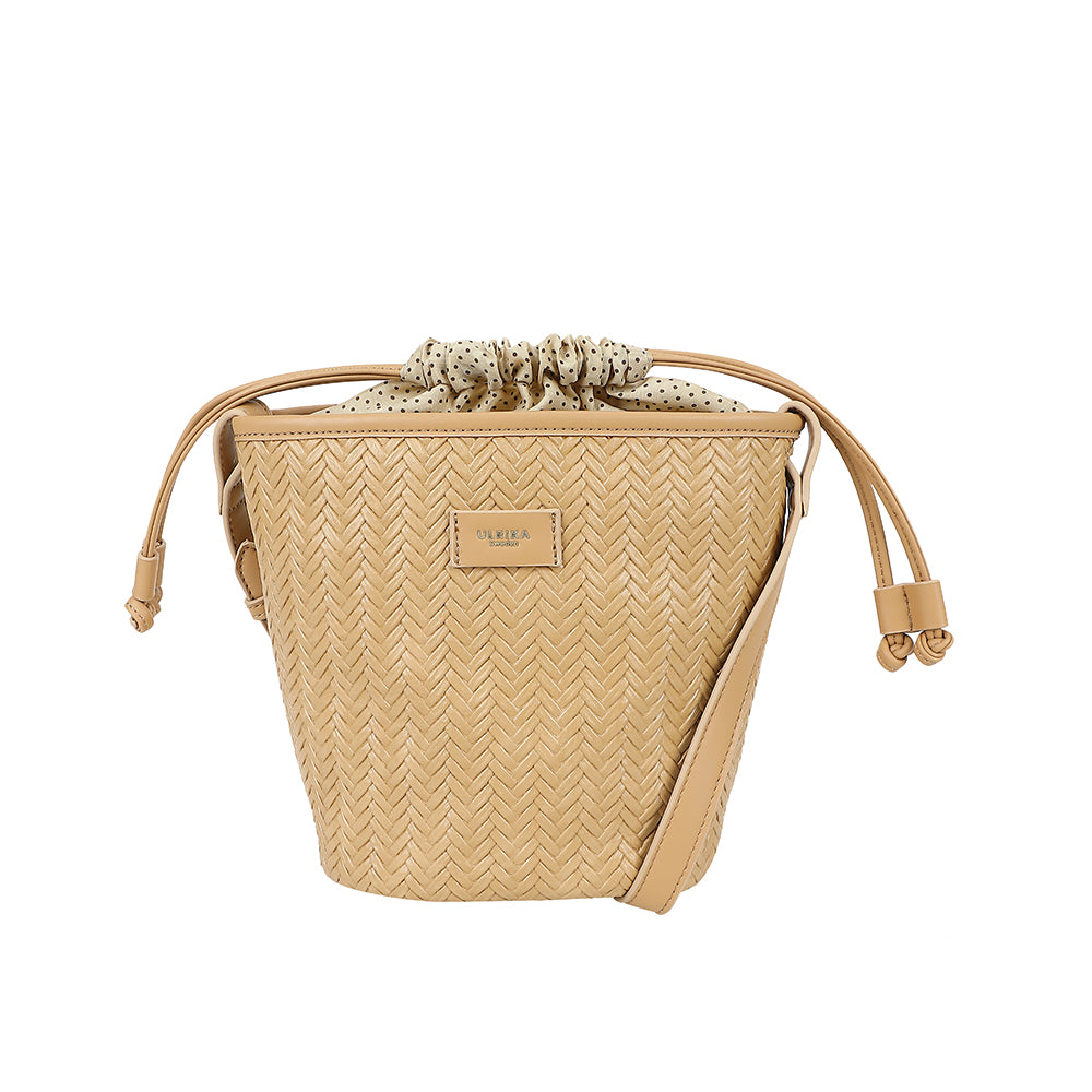 Ulrika Design Bucketbag Braid camel