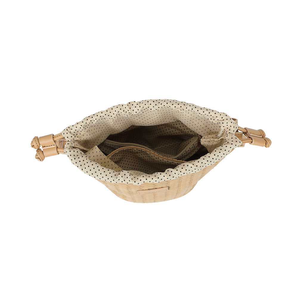 Ulrika Design Bucketbag Braid camel