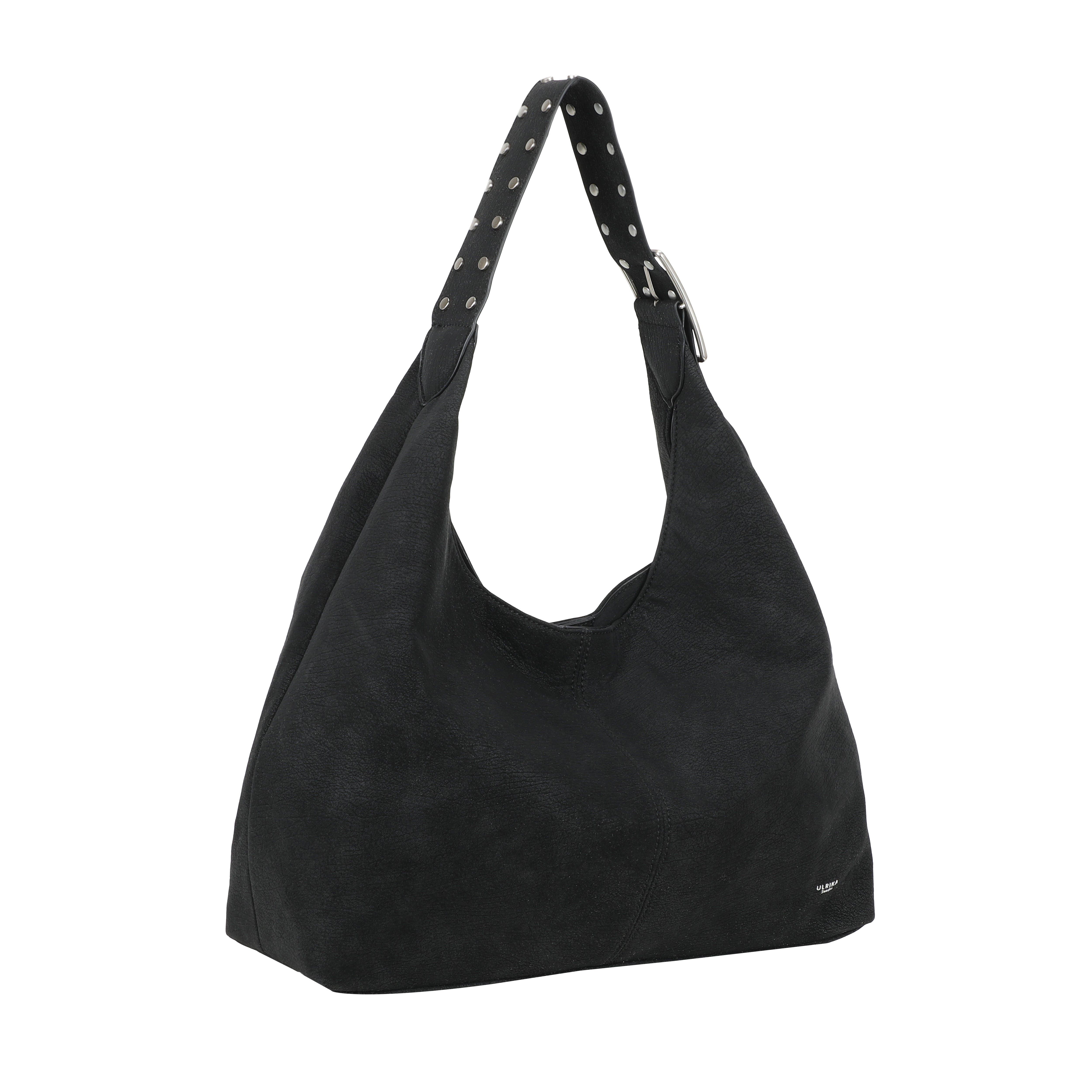 Ulrika Design Handbag Suede stuts svart