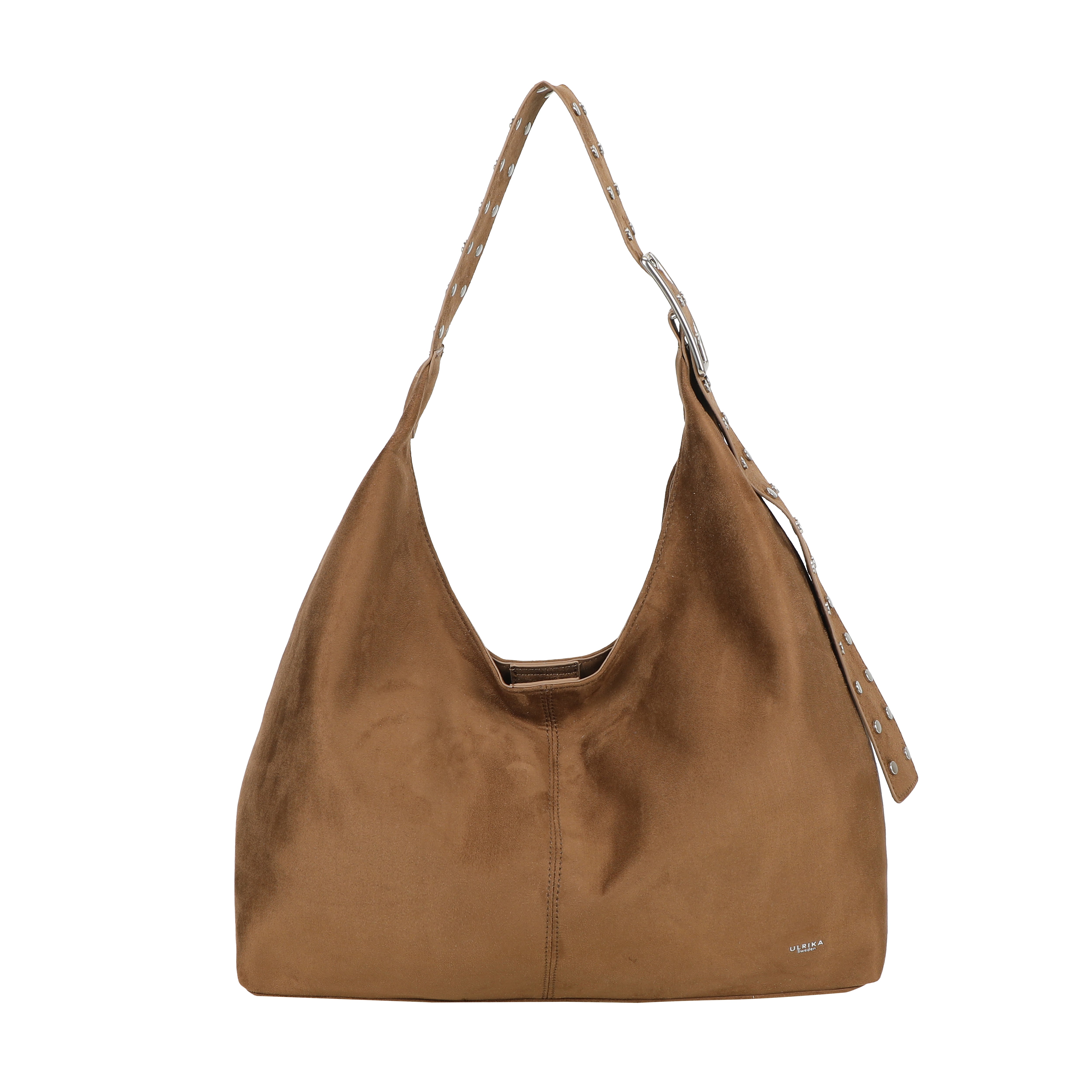 Ulrika Design Handbag Suede stuts taupe