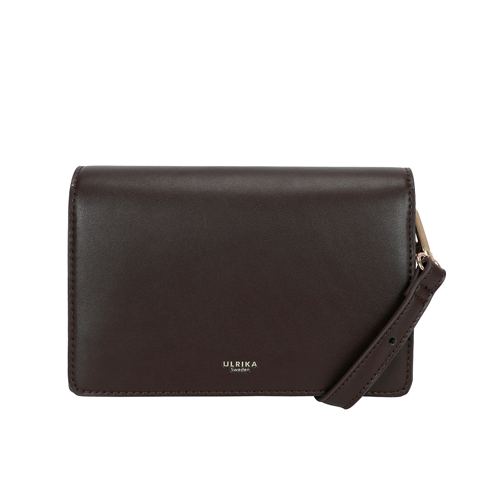Ulrika Design Crossbody Zebra mörkbrun