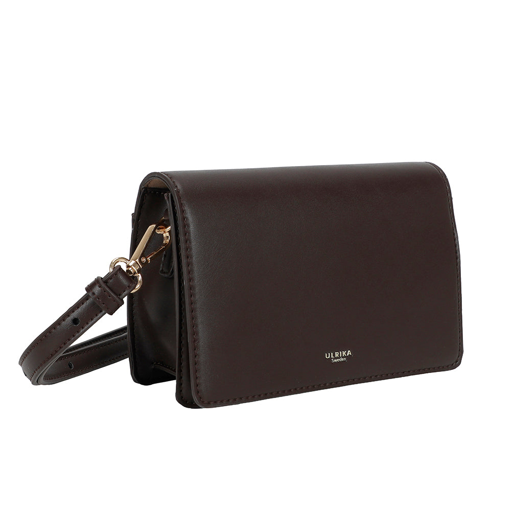 Ulrika Design Crossbody Zebra mörkbrun