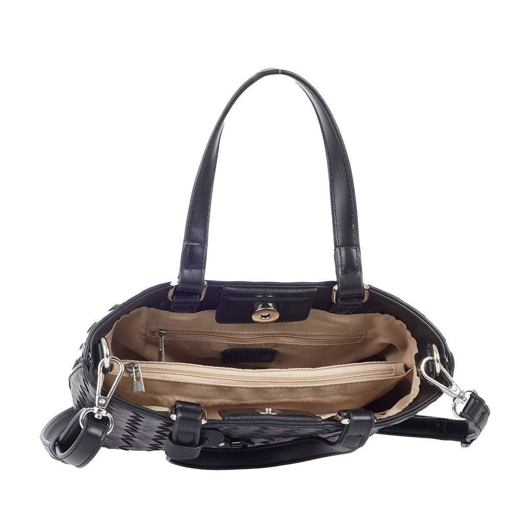 Ulrika Design Axelväska Braid svart