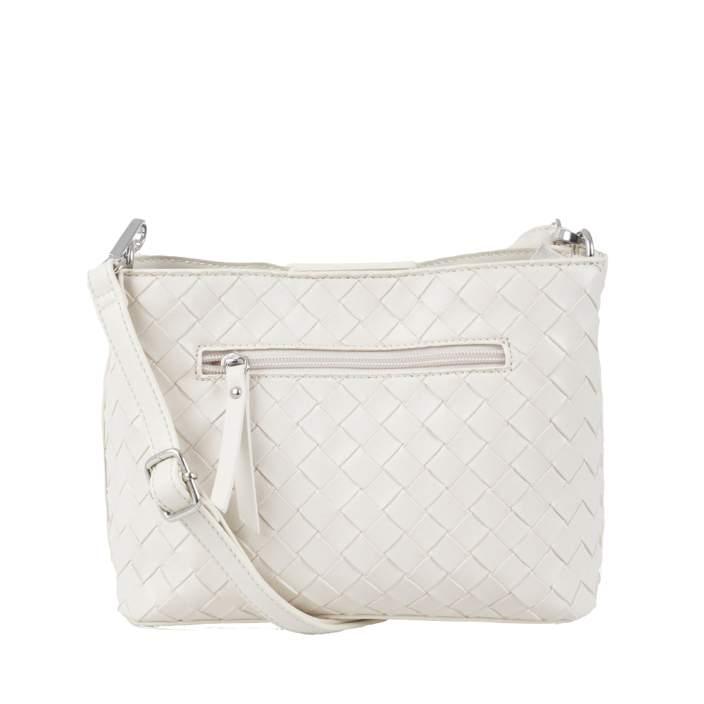 Ulrika Design Axelväska Braid vit