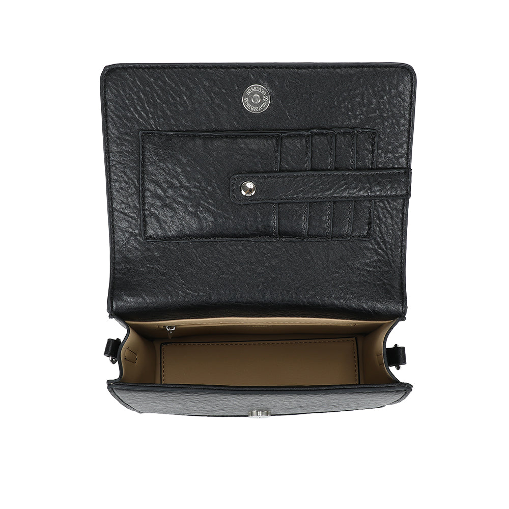 Ulrika Design Boxväska Suede svart