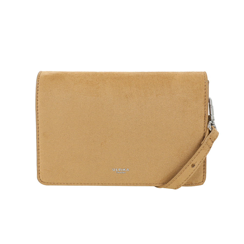 Ulrika Design Boxväska Suede camel
