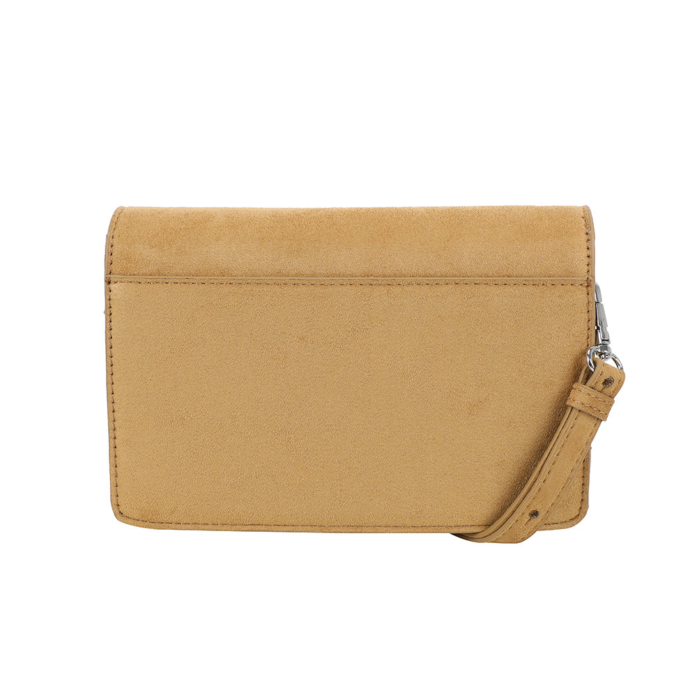 Ulrika Design Boxväska Suede camel