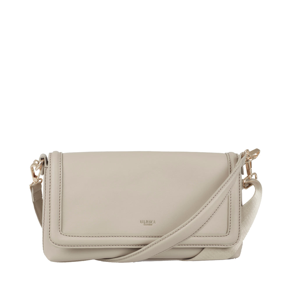 Ulrika Design Klaffväska Line beige