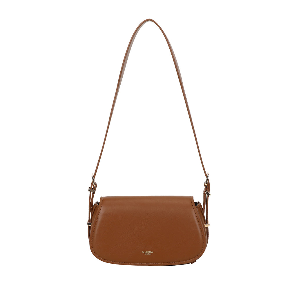 Ulrika Design Sadelväska Minimalism brun