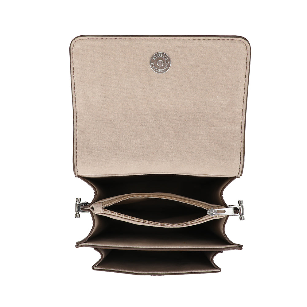 Ulrika Design Boxväska Pocket brun