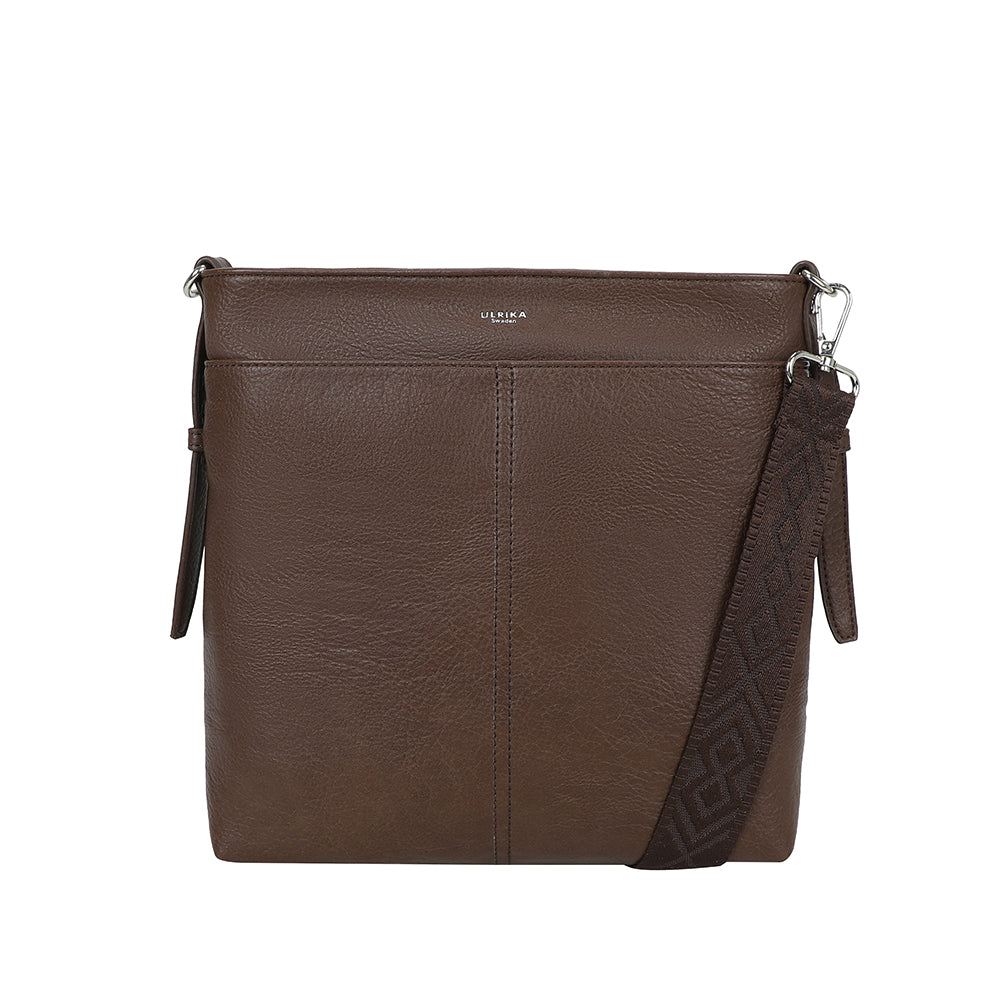 Ulrika Design Axelväska Pocket mörkbrun