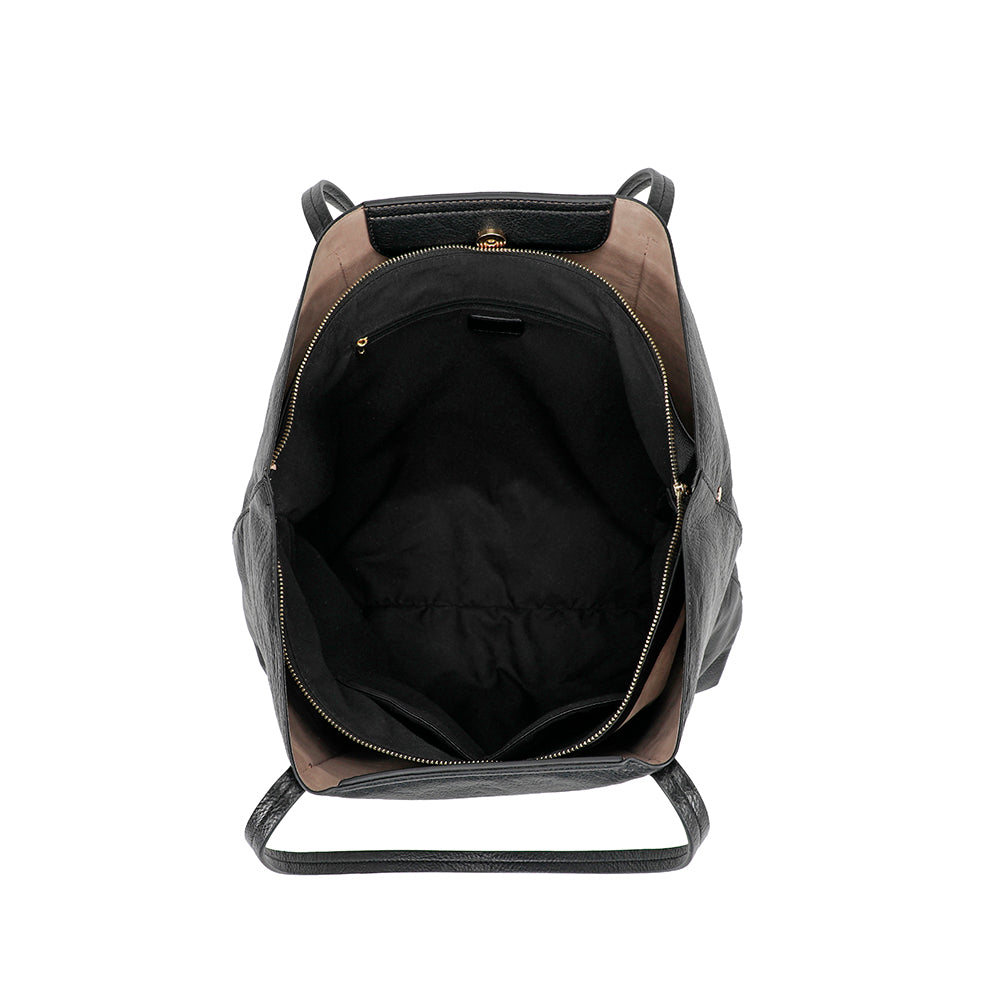 Ulrika Design Shopper Pocket svart