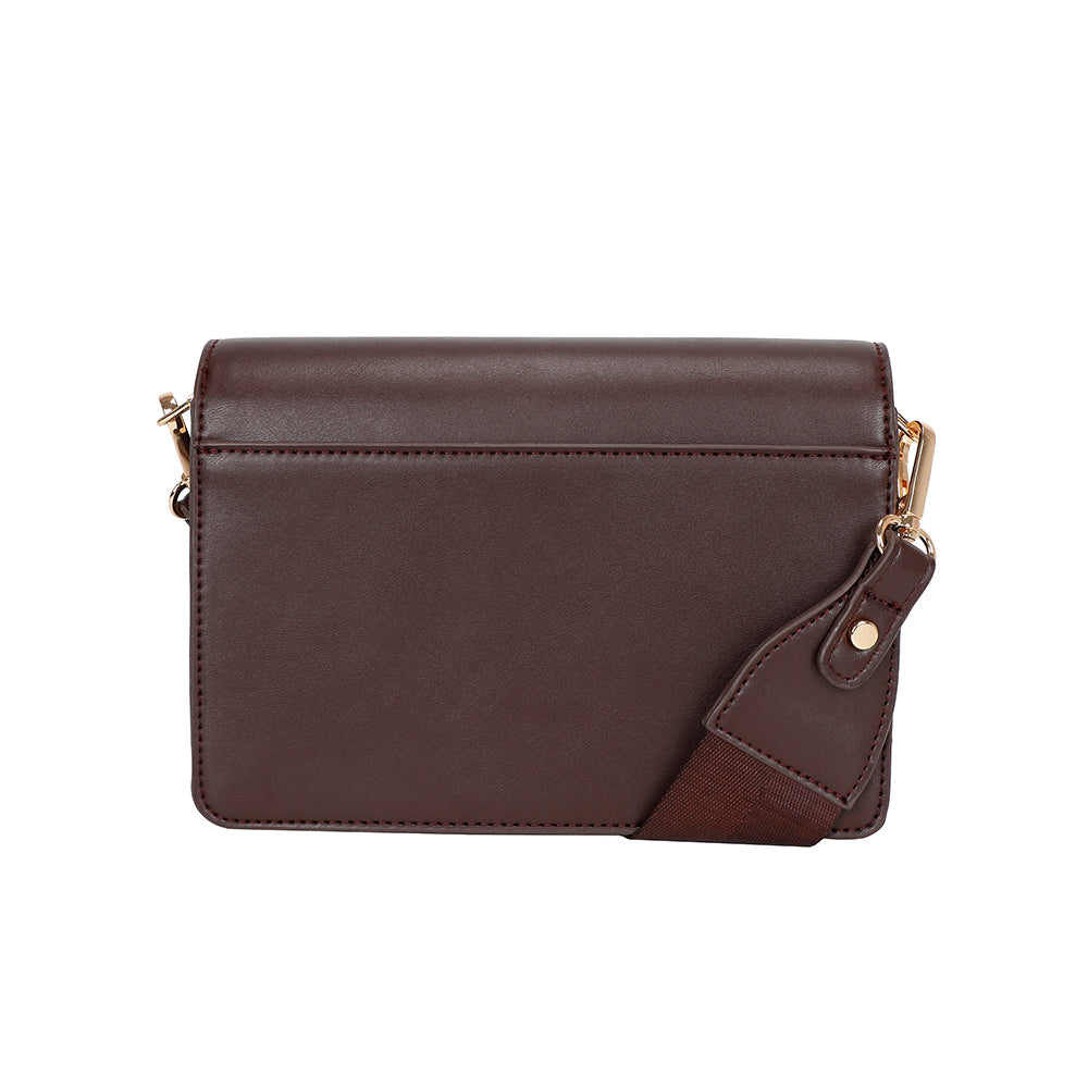 Ulrika Design Boxväska Raw bordeaux