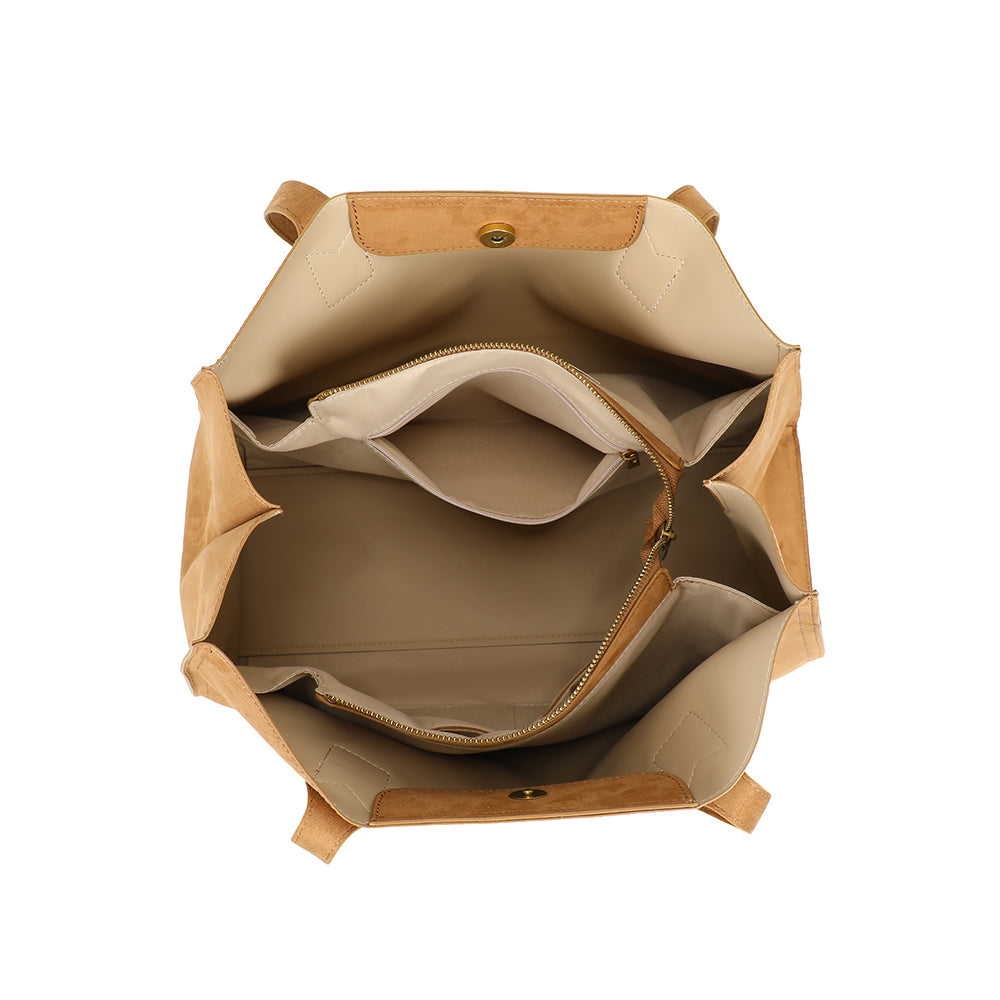 Ulrika Design Kasse Suede brun