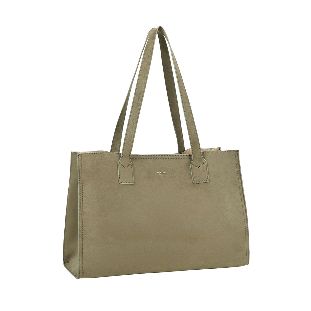 Ulrika Design Kasse Suede olive
