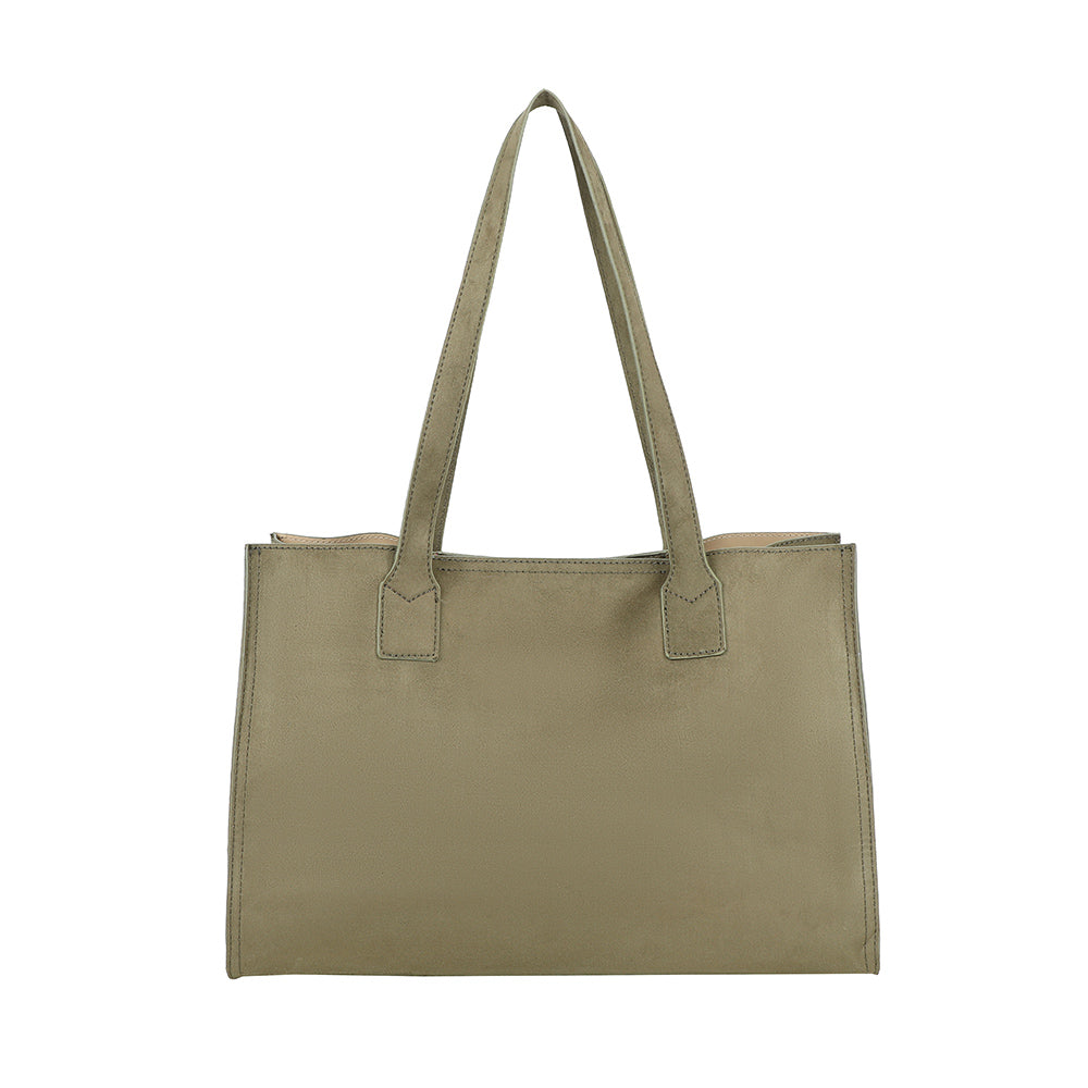 Ulrika Design Kasse Suede olive