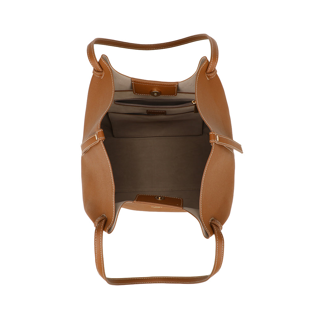 Ulrika Design Kasse Structured cognac
