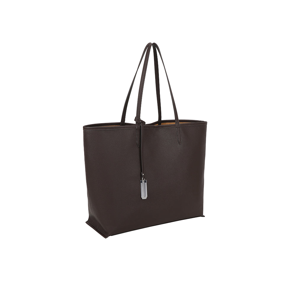 Ulrika Design Tote Revesible mörkbrun