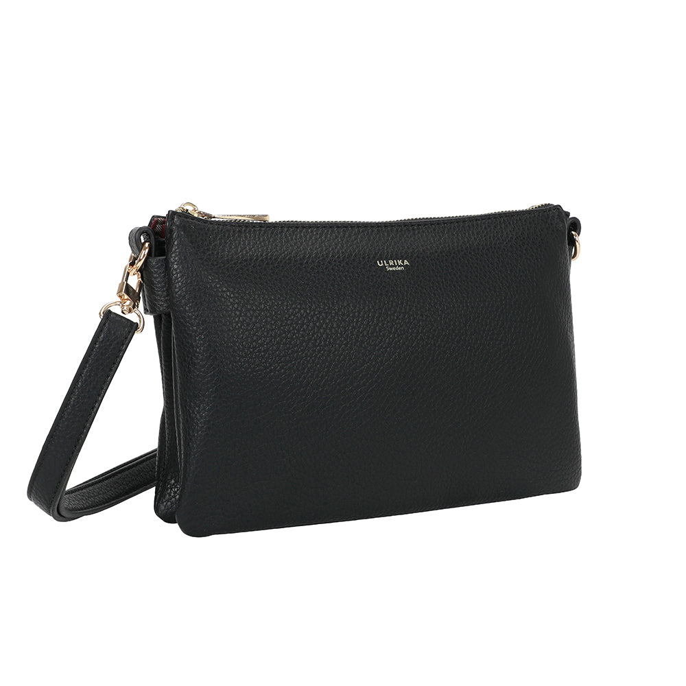 Ulrika design Crossbody Dollar svart