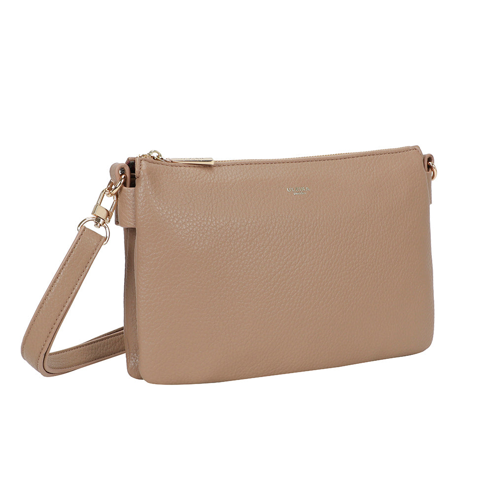 Ulrika Design Crossbodybag Dollar taupe