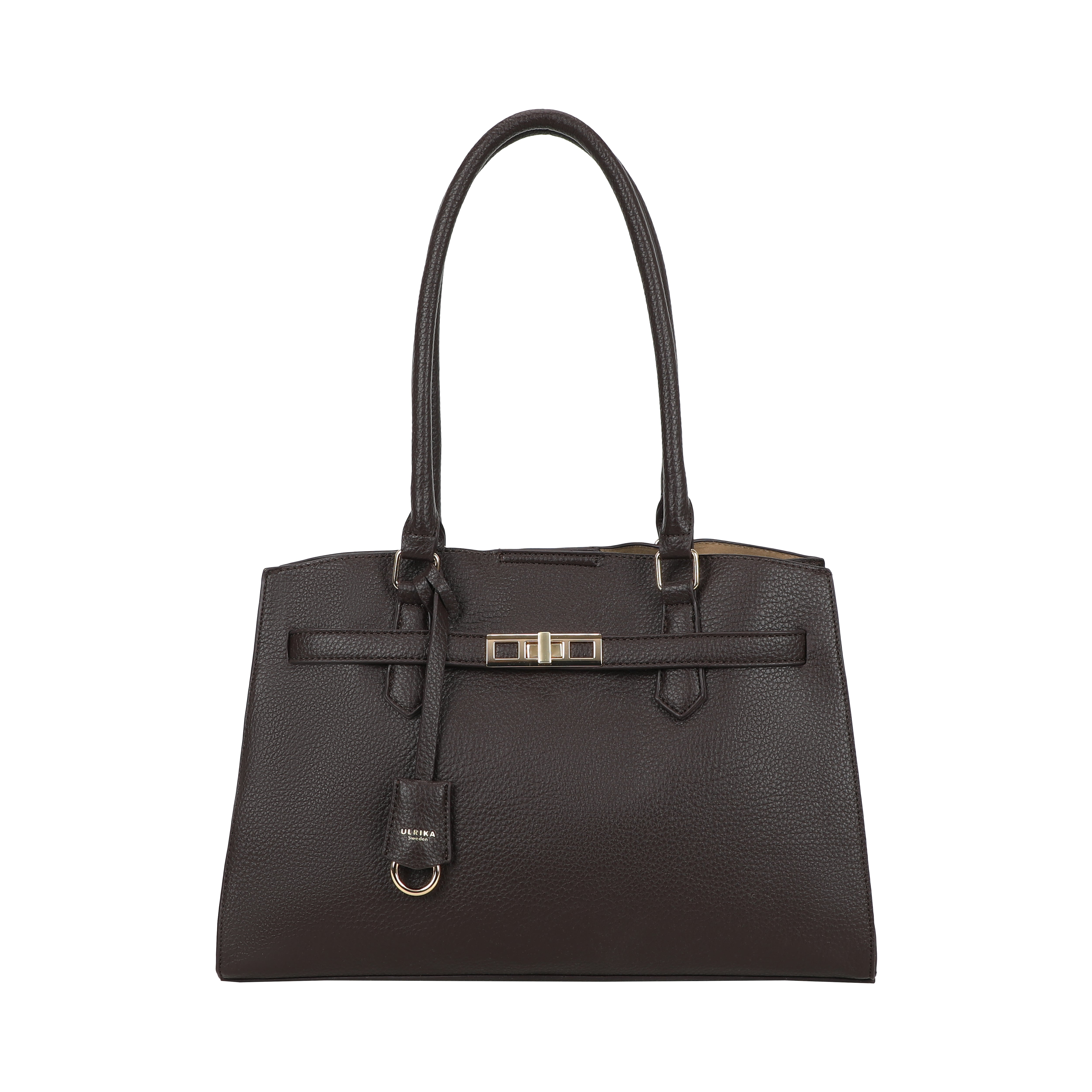 Ulrika Design Handbag Paris mörkbrun