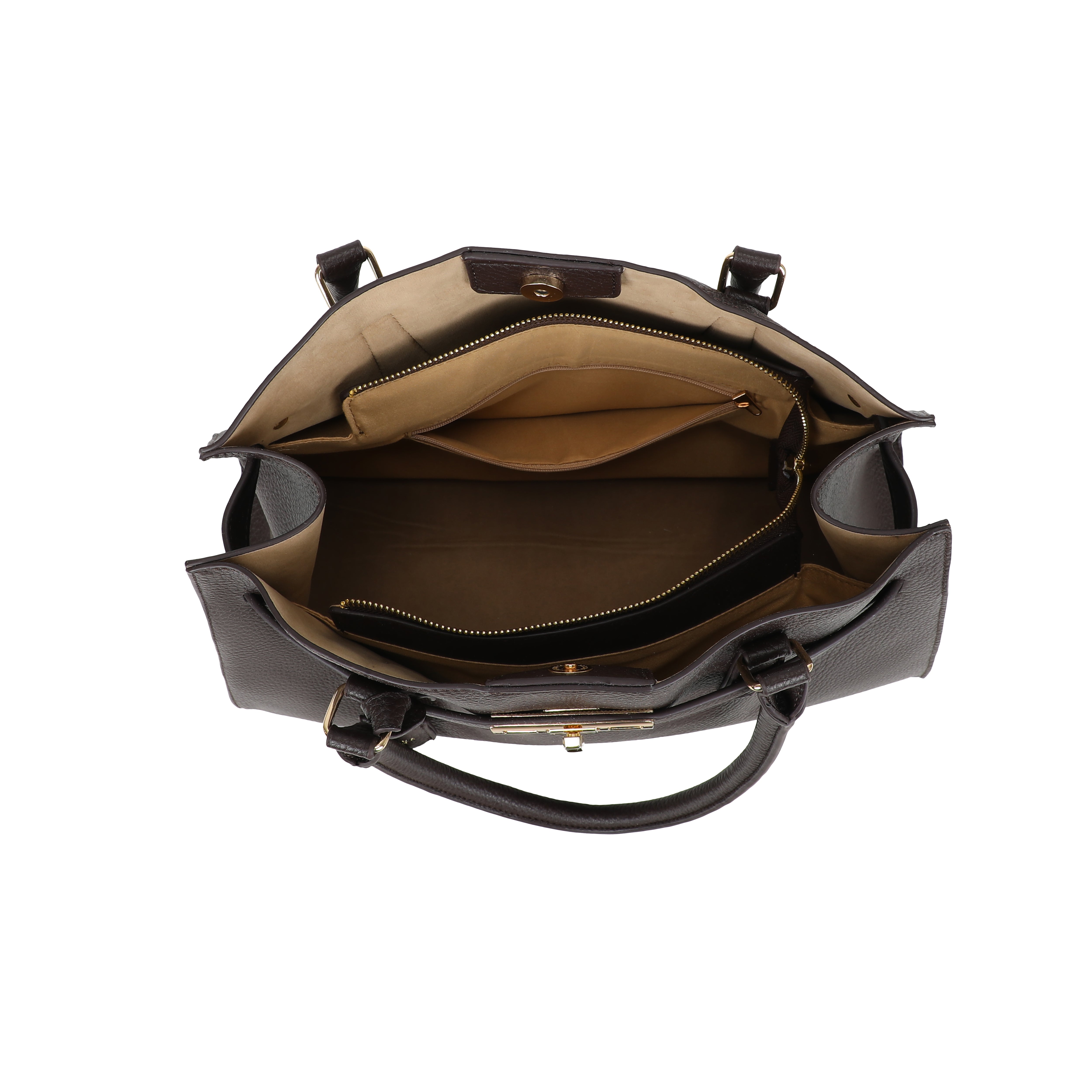 Ulrika Design Handbag Paris mörkbrun