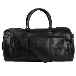 Springfield Weekendbag skinn L svart