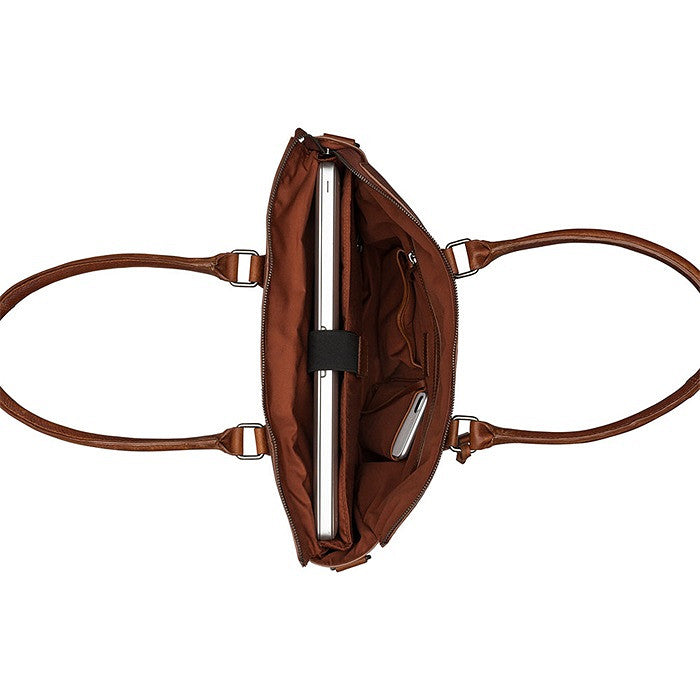 Burkely Robyn Handväska M 14" cognac