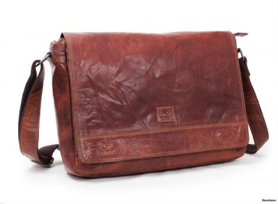 Baoobaoo Messenger Bag 15 Brandy