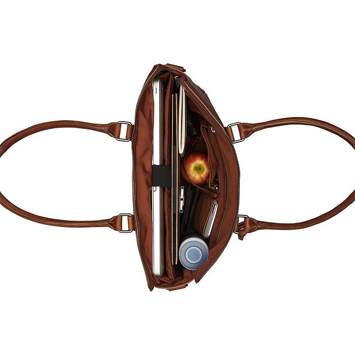 Burkely Robyn Handväska M 14" cognac
