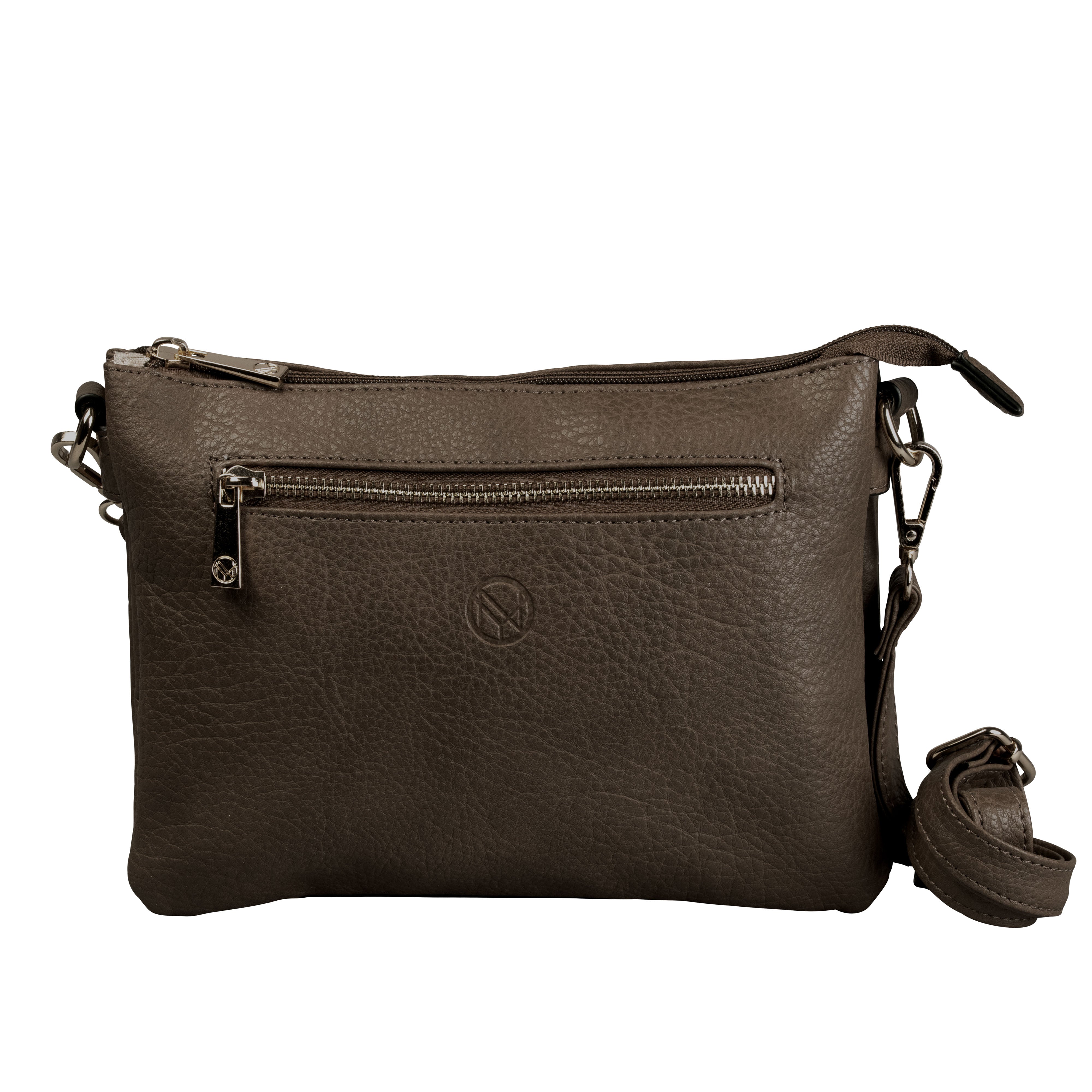 NYPD Clutch/axelväska mörkbrun