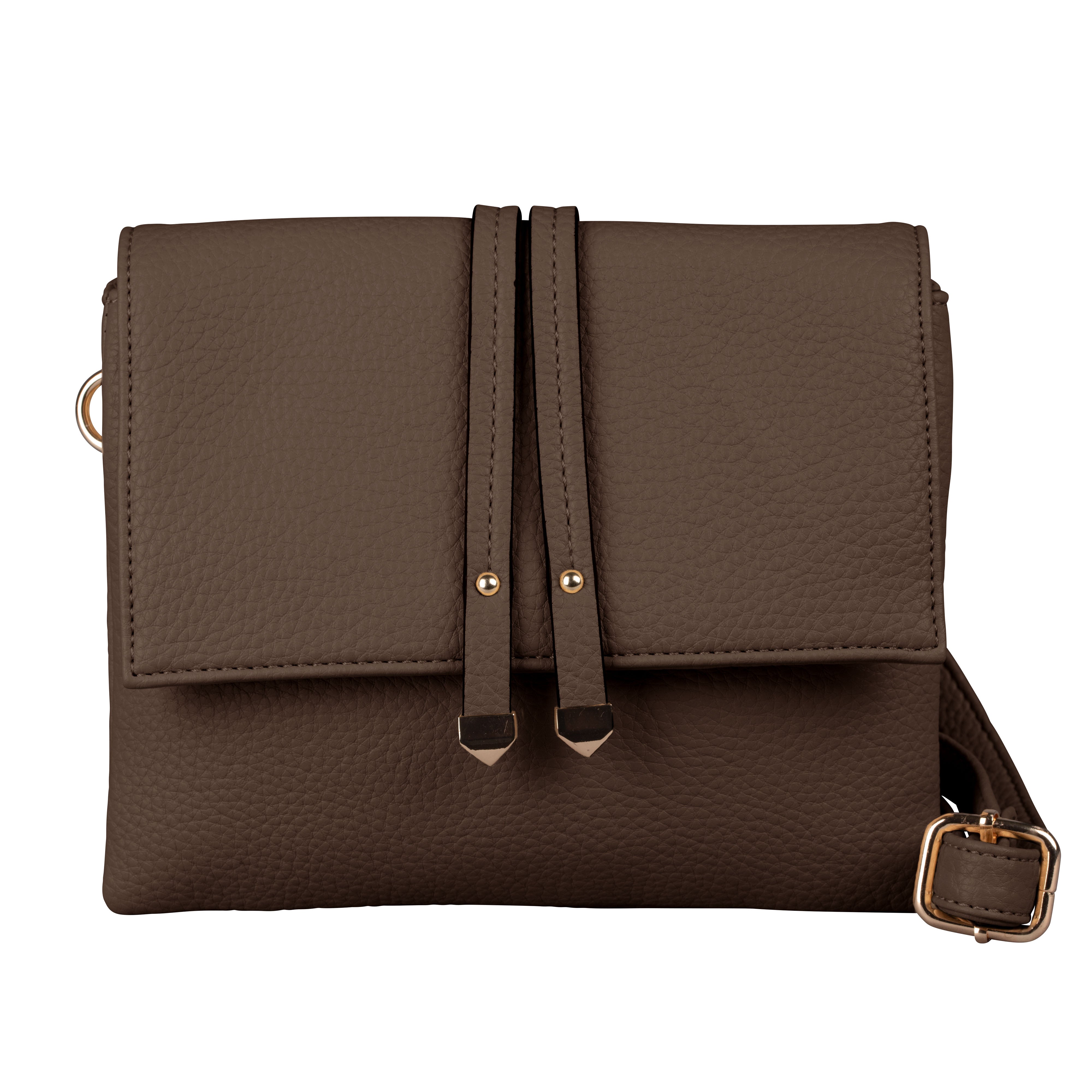 NYPD Crossbodybag mörkbrun