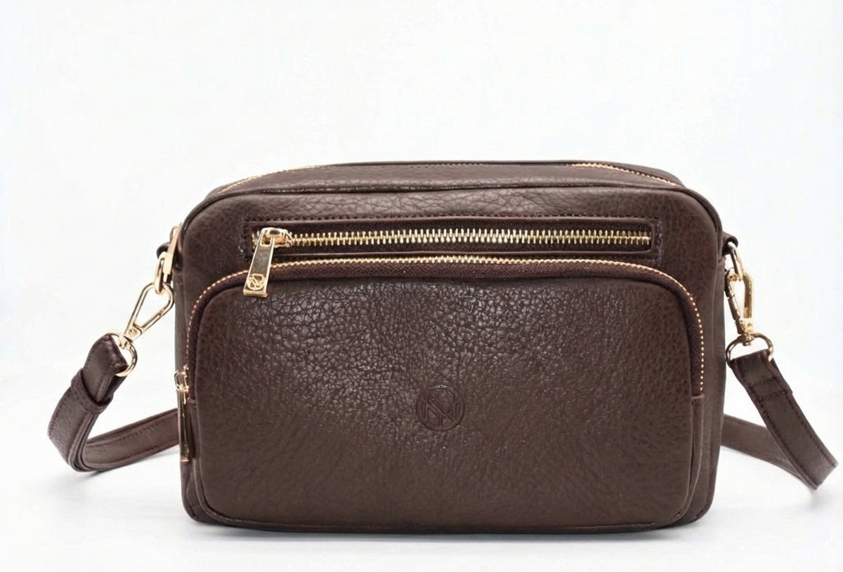 NYPD Crossbody Brun