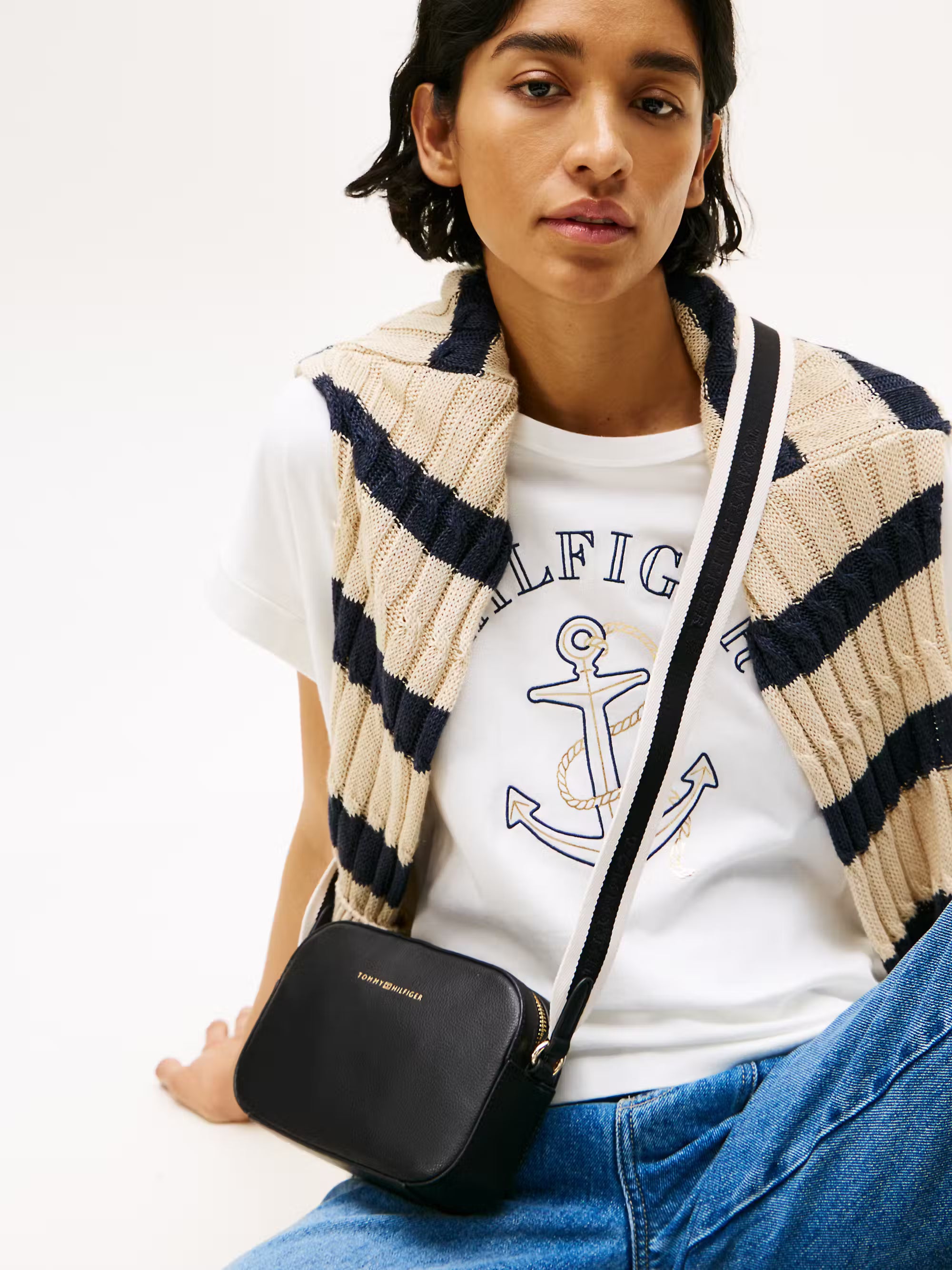 Tommy Hilfigher Crossbody svart