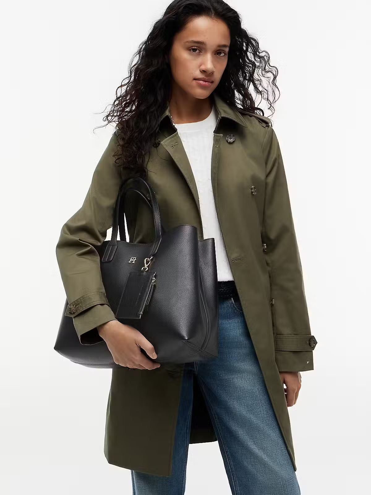 Tommy Hilfigher Satchel svart